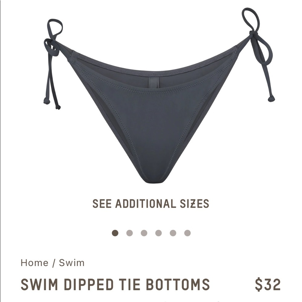 Brand new skims bikini bottom